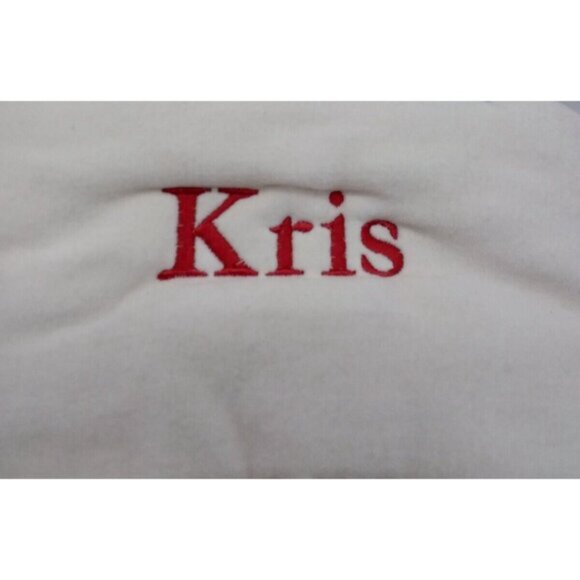 Pottery Barn Kris Faux Sheepskin with Bells Christmas Holiday Stocking Cream - Picture 2 of 10